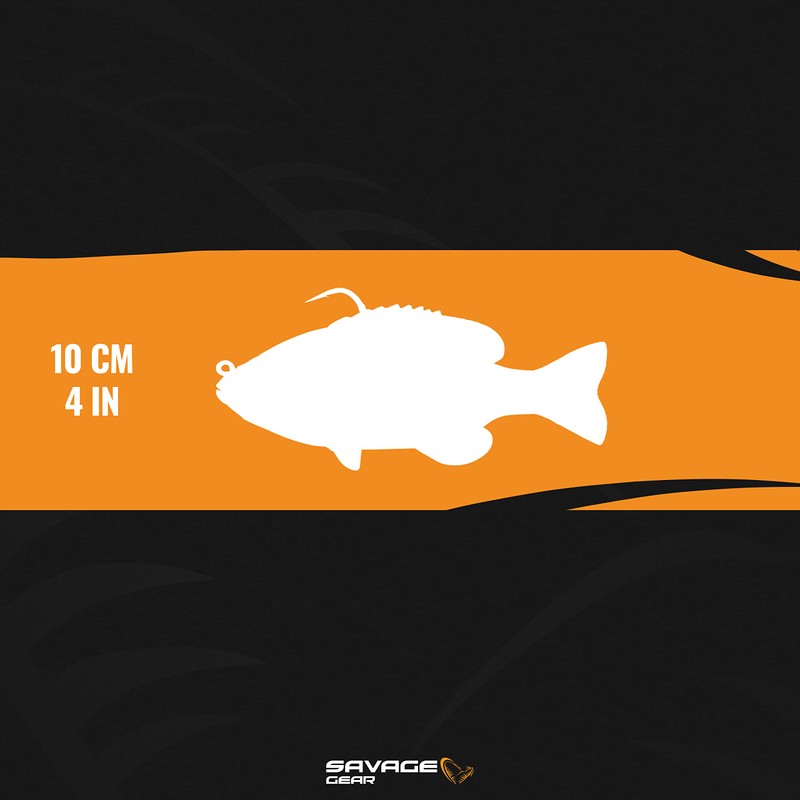 Savage Gear 3Dラインスルーブルーギル - スローシンクルアー