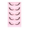 5 pairs Fluffy Wispy Cat Eye Lashes Wispy False Eyelashes
