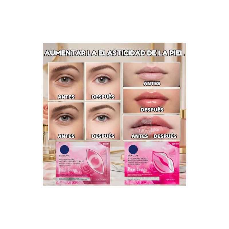 Parches para Ojos y Mascarillas Labios