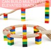EYVRPAU 20 x rail connectors, wooden railway connectors, universal fit