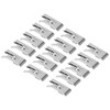 15 Pcs Overlock Presser Foot Universal Stainless Steel Snap On
