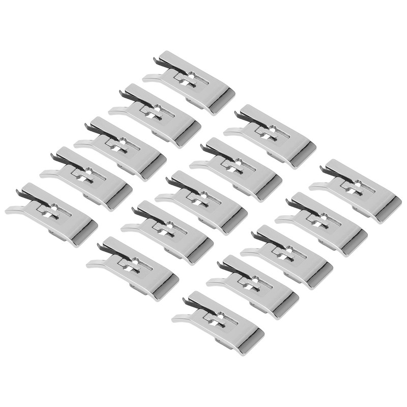 15 Pcs Overlock Presser Foot Universal Stainless Steel Snap On