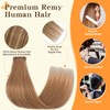 tesshair Clip in Hair Extensions Real Human Hair Remy Single