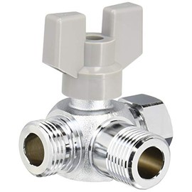 Kakudai 650-205-13 Three-Way Ball Diverter with Single Nut