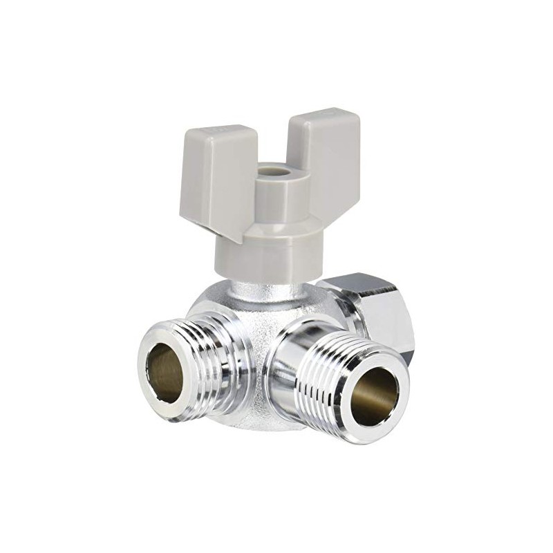 Kakudai 650-205-13 Three-Way Ball Diverter with Single Nut