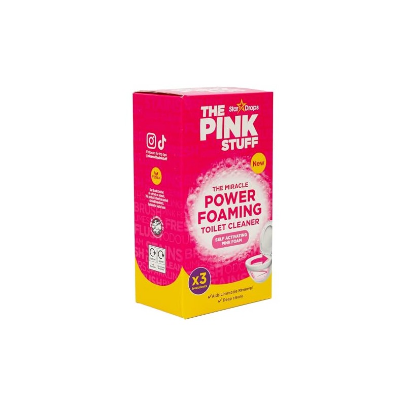 The Pink Stuff Miracle Foaming - Limpiador de inodoro