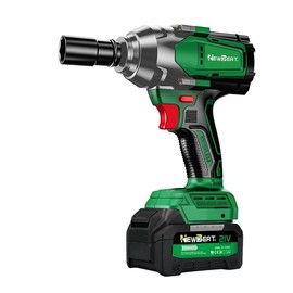 NEWBEAT Cordless Impact Wrench, 1/2 inch Impact Gun, Electric Impact Wrench Max Torque 800 N.m, 21V Brushless with 2 * 4.0Ah Battery and Charger