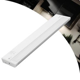 American Lighting LED Undercabinet Light 10 Inch 5CCT Swivel 90+ CRI 385 Lumens Dimmable TRIAC Slim Low Profile White Finish – Energy Star Title 24 Compliant – 5LCS-10-5CCT-WH