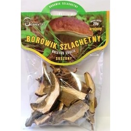 Seweryn Dried Mushrooms Wild Porcini Borowik Shlachetny Sliced 20 gr / 0.7 oz Handpicked from Wild Forests, Air-Dried Mushrooms, Ideal for Cooking and Gourmet Recipes