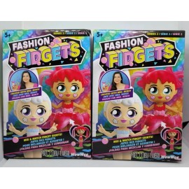 WowWee (2) Fashion Fidgets ~ Sensory Toy ~ Dolls ~ Push Pop ~ Fidget Toy ~ Pack of 2