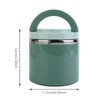 ICEBLUEOR 630ml Food Flask for Hot Food with Handles, Portable