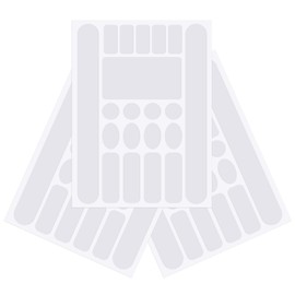 BOHUIZ Pack of 3 Frame Protection Film Bicycle Bicycle Protective Film Bicycle Frame Protective Film Sticker for Mountain Bike etc