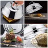 4Pack Cheese Melting Domes, Leonyo 9IN Heavy Duty Stainless Steel