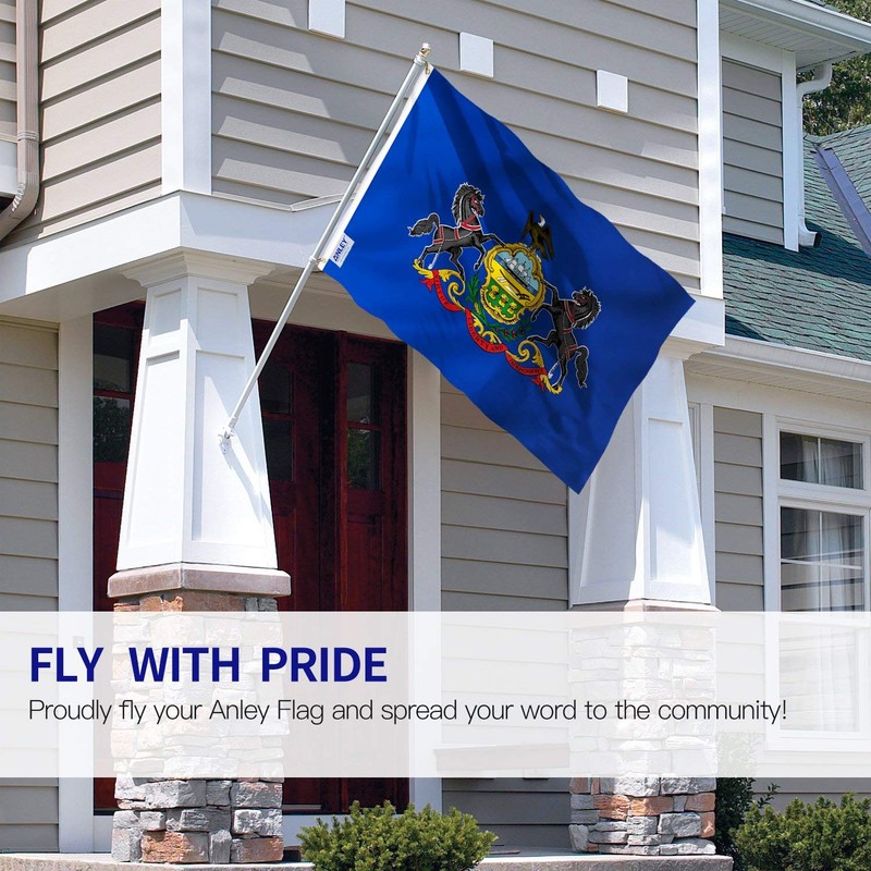 Anley Fly Breeze 3x5 Foot Pennsylvania State Flag - Vivid