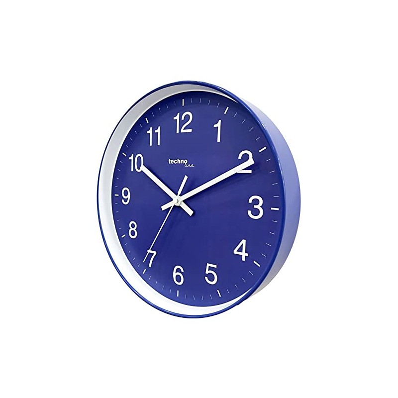 Technoline WT7520 Wall Clock, Blue, 25 cm