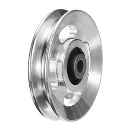 PATIKIL Universal Bearing Pulley Wheel 90mm/3.5", Aluminium Alloy Bearing Pulley Wheel Lifting Bearing Wheel Replace for Gym Equipment Part Cable Machine