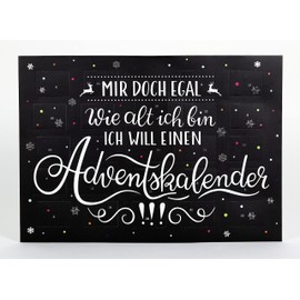 Inkognito Advent Calendar Hand Lettering – Verlag für komische Kunst und außergewöhnGeschenkartikel (Verlag für komische Kunst und außergewöhnGeschenkartikel), Size: 35 x 24.7 cm, Artist Carolin Mag