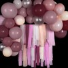 PartyWoo Pink Crepe Paper Streamers 4 Rolls 328 ft Pack
