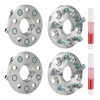 SIZZER 4PCS 15mm-5X4.5-M12x1.5-60.1mm Hubcentric Wheel Spacers Adapters Compatible with Camry,