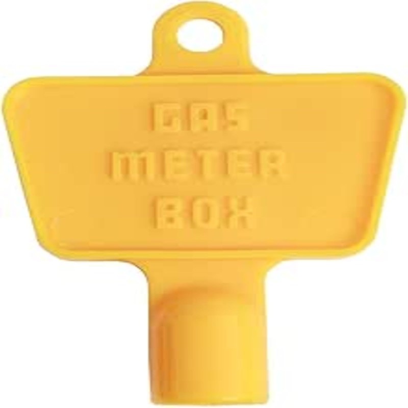 Pack of 2 Yellow Gas Meter Box Key | Durable