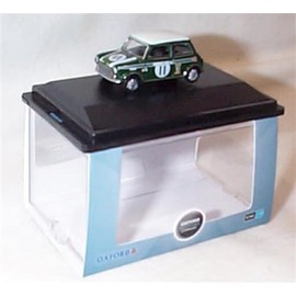 oxford MINI C00PER 1968 J Rhodes Brands Hatch car 1.76 railway scale diecast model