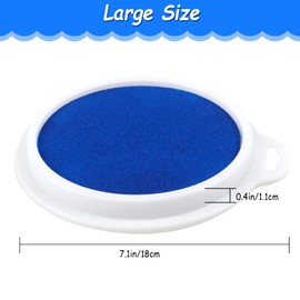 Cmysteries 8 Pack 7.1" Large Ink Pad for Rubber Stamp Partner DIY Color, Rainbow Finger Stamp Pad for Rubber Stamp Crafting Paper Wood Fabric Scrapbook