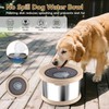 UPSKY Dog Water Bowl No Spill 8L Stainless Steel, 2.1