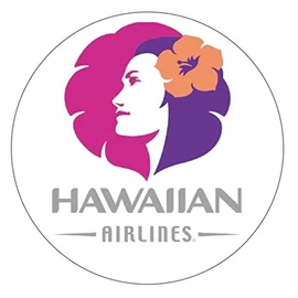 Pualani Hawaiian Aviation Logo Dress Up Sticker Suitcase Custom Sticker