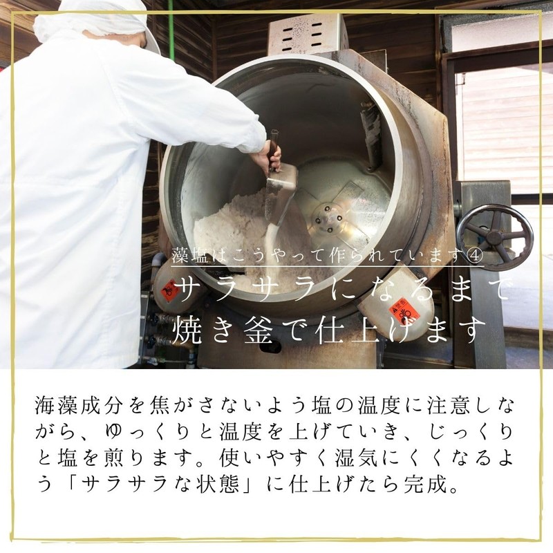 【まとめ買い】蒲刈物産 海人の藻塩 スタンドパック 300g (100g×3袋) 特製ティッシュ付き【Ace Organic Nature】