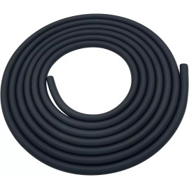 YAMAKATO 10 Feet 3/16 Inch ID Fuel Line for inch fuel line, Silver, Black