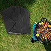 Totority Small Round BBQ Grill Cover Heavy Duty Weatherproof Cover