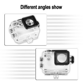 Jacksking Camera Underwater Housing Sports Accessories Underwater Protection Housing with Charging Cable for SJCAM SJ4000 SJ7000