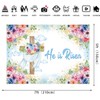 He is Risen Backdrop 7x5FT Spring Happy Easter Jesus Photography