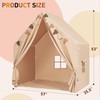 MORITECK Kids Play Tent with Padded Mat & Star LED