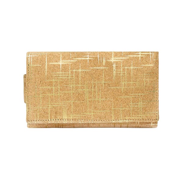Hudson & James Ladies Designer Cork Vegan RFID Blocking Shield