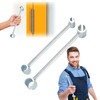 TOWEBOORY 2pcs Door Hinge Adjustment Tool,Hinges Gap Adjusting Wrench,Heavy Duty