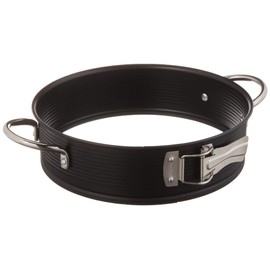 Zenker Handle-It Glass Bottom and Non-Stick Springform Pan, 9-Inch, Gray