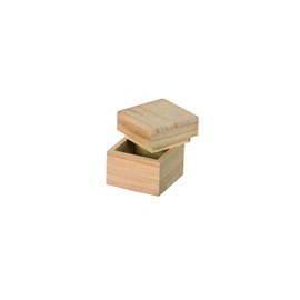 Artemio 5 x 5 x 5 cm, aus Holz, quadratisch, Beige