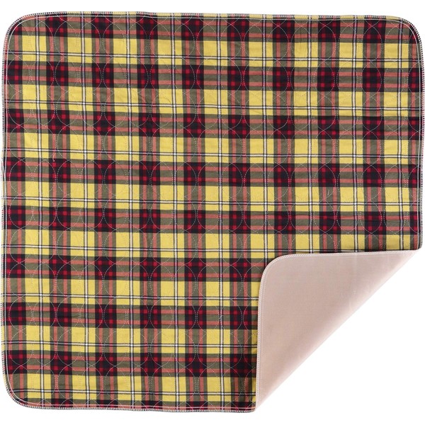 NOVA Plaid Design Waterproof Reusable Underpad with 100% Cotton Skin Soft Top Layer, Washable Incontinence Bed & Surface Overlay, Super Absorbent, 32” x 36”
