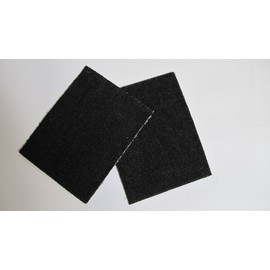 Nortexx Black Denim iron on patch