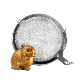 Tea Strainers For Loose Tea Stainless Steel Tea Ball Infuser Tea Ball For Loose Leaf Tea Infuser For Loose Leaf Tea Loose Leaf Tea Steeper Cute Tea Infuser Gift (Bunny)