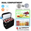 Insulated Cooler Backpack - Keeps 30 Cans Hot/Cold for Up