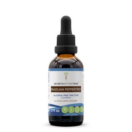 Secrets of the Tribe Brazilian Peppertree Tincture Alcohol-Free Extract, (Schinus terebinthifolius) Dried Fruit (2 FL OZ)