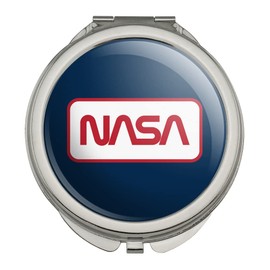 Rectagular Worm Logo Compact Travel Purse Handbag Makeup Mirror