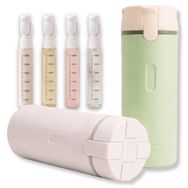 Plus&Minus Travel Empty Bottle Portable Dispenser 4in1 30ml 4p Set, 1 Piece, Green / 플러스앤마이너스 여행용 공병 휴대용 디스펜서 4in1 30ml 4p 세트, 1개, 그린