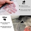 GONGKANGYUAN 25 Gallon Large Clear Storage Bags with Zipper and