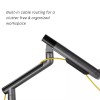 VersaDesk Balanced Single Monitor Arm w/ 180Degree Swivel for Monitors