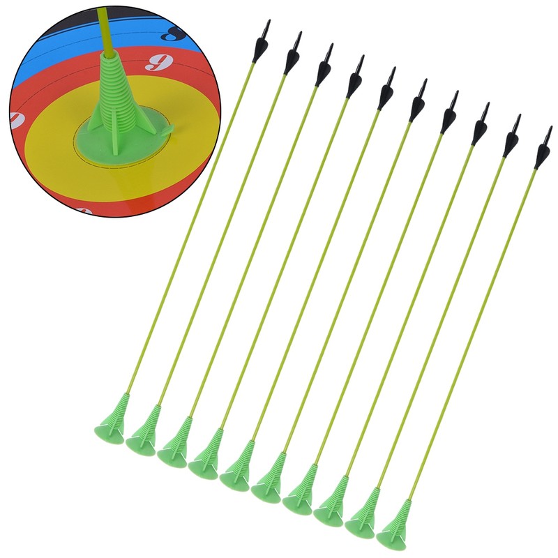 (10 Pcs/set)Rubber Sucker Arrowhead Children Toy Practice Archery Arrowhead Outdoor
