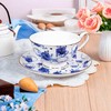 PMNING Tea Cup and Saucer Set Royal Garden Style Tea