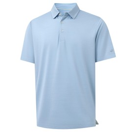 Rouen Mens Golf Shirts Dry Fit Moisture Wicking Jacquard Heather Casual Athletic Collared Polo Shirts for Men